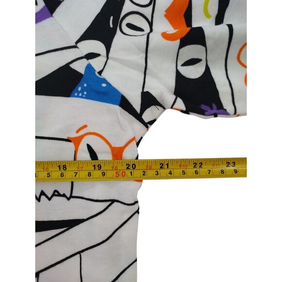 Hyde & Eek! Womens Halloween Mummy Print Pajama Set Cozy Sleepwear, Size L. - Picture 11 of 11